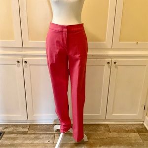 Boden pink straight leg trousers